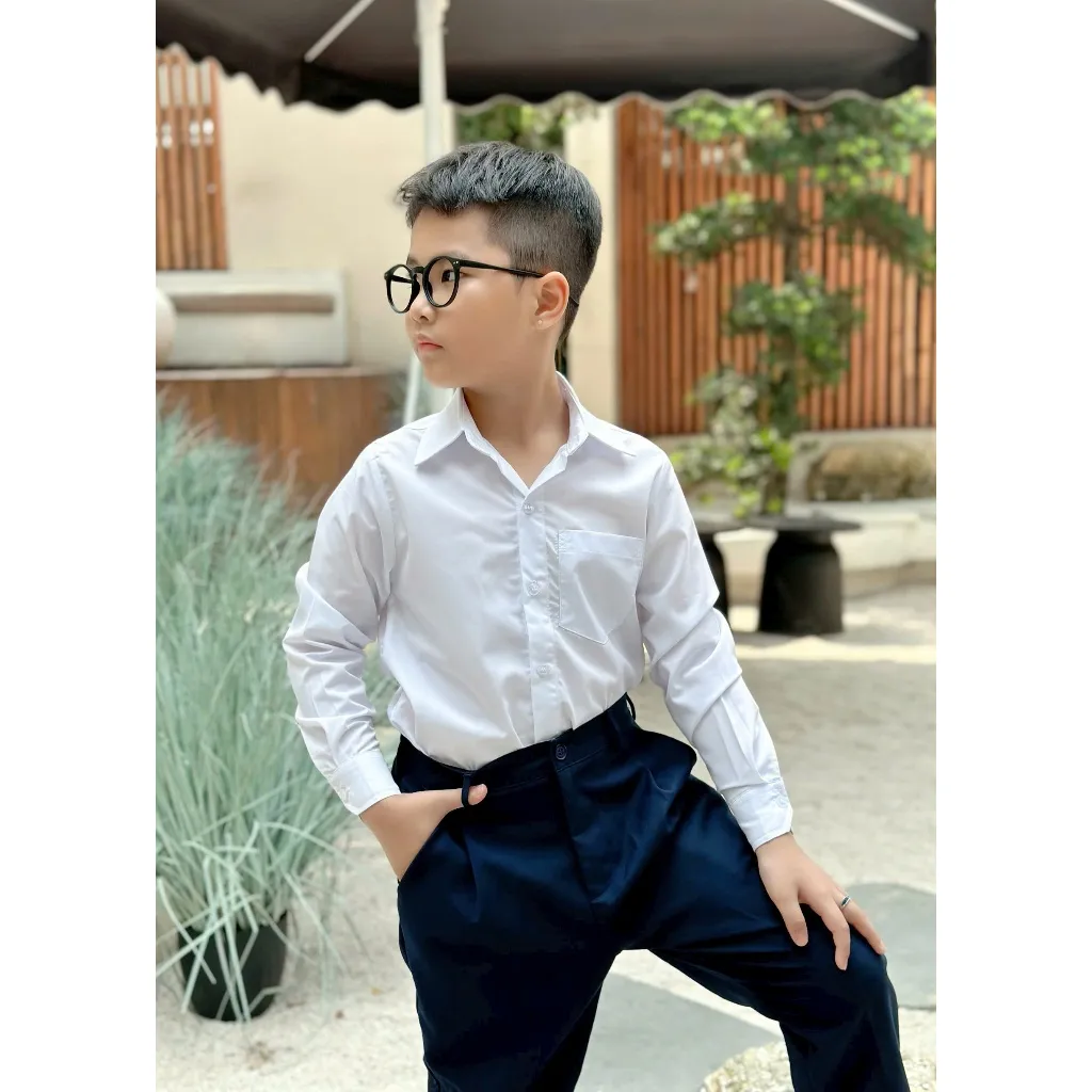 Ảnh Quần dài học sinh vải tốt, dày dặn lưng thun nguyên vòng Jadiny - TDP035 3