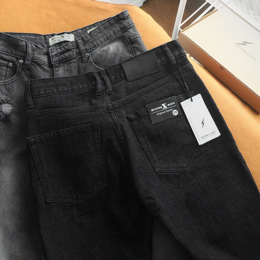 Ảnh Quần Dài Jeans Xám Rách Hunter Xrays D88 Menswear - Nam 2