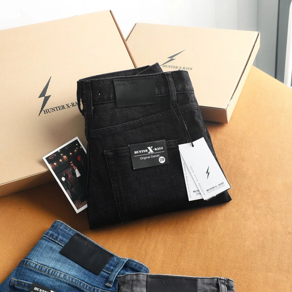 Ảnh Quần Dài Jeans Xám Rách Hunter Xrays D88 Menswear - Nam 3