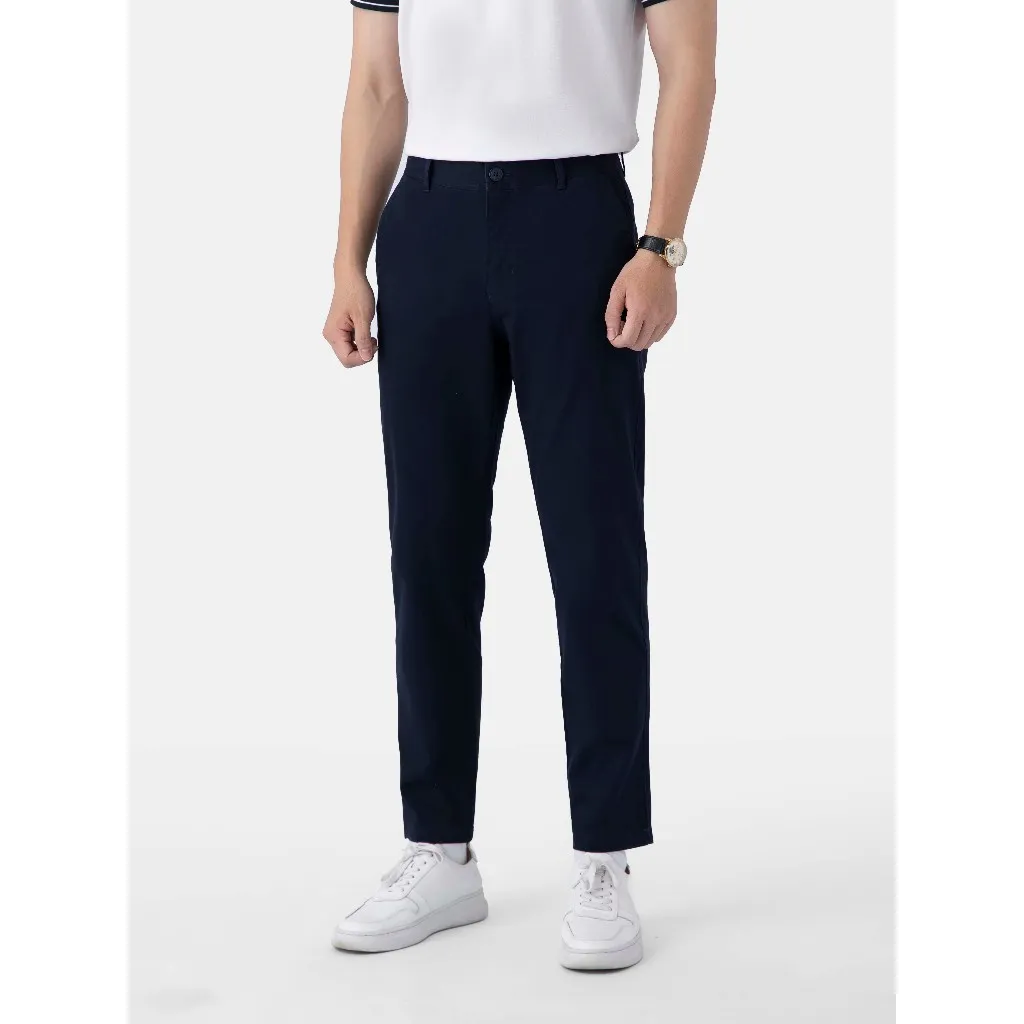 Ảnh Quần Dài Kaki Nam 5S FASHION Chất Cotton Trơn Basic Phom Regular Thoải Mái QKK24005 1