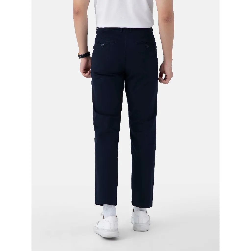 Ảnh Quần Dài Kaki Nam 5S FASHION Chất Cotton Trơn Basic Phom Regular Thoải Mái QKK24005 3