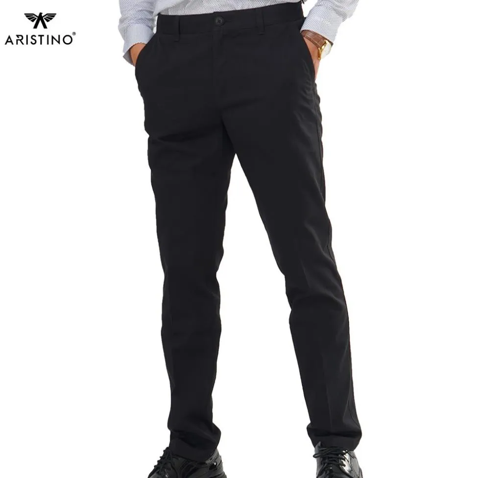 Ảnh Quần dài kaki nam ARISTINO dáng Regular fit suông nhẹ mềm mại, thoáng mát - AKKR0109 4