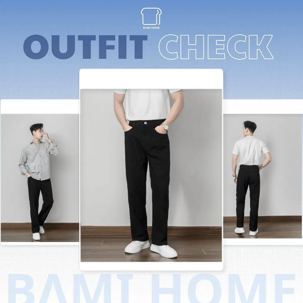 Ảnh Quần dài kaki nam CREMA BAMI HOME, Quần tây kaki cotton phong cách công sở Hàn Quốc QK14 4