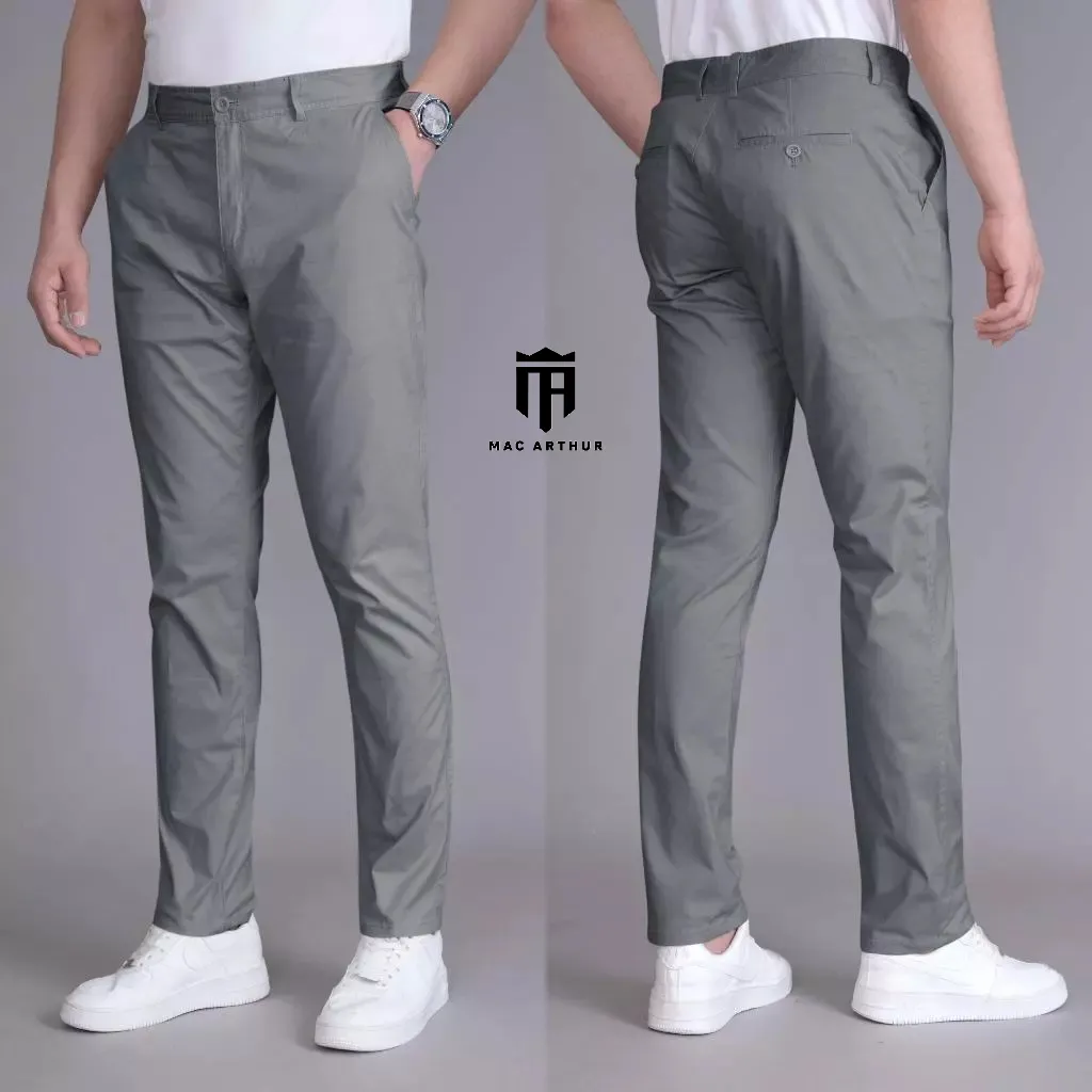 Ảnh Quần dài kaki nam MAC ARTHUR ôm vừa, khỏe khoắn, mềm mịn, co giãn 1