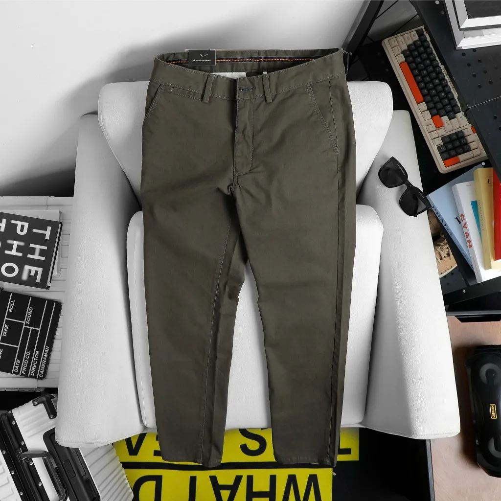 Ảnh Quần Dài Kaki Thời Trang Nam JACKIES Cao Cấp, Đường Chỉ May Sắc Sảo, Phong Cách Chuẩn Hàn QD09 2