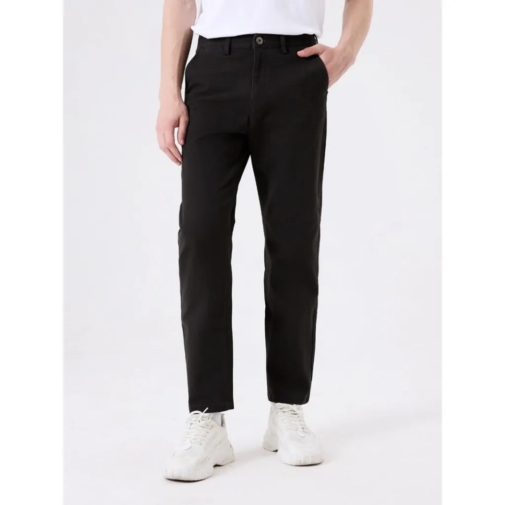 Ảnh Quần Dài Kaki Trơn Nam Lưng Gài Ống Đứng Thời Trang Thương Hiệu Y2010 No Style M115 Vol 24 23649 |YaMe| 1