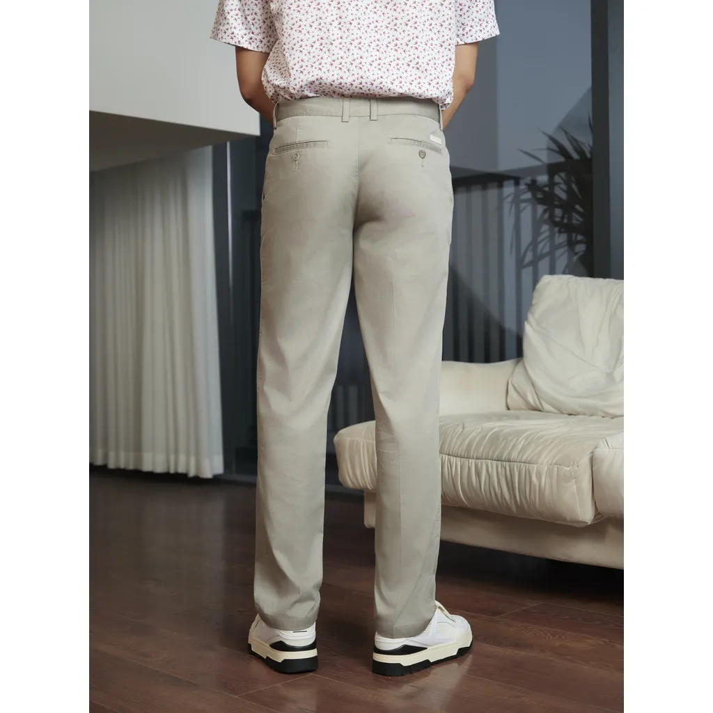 Ảnh Quần dài khaki 1ly VIETTIEN SMART CASUAL vải 100%Cotton phom regular VT00000176 1