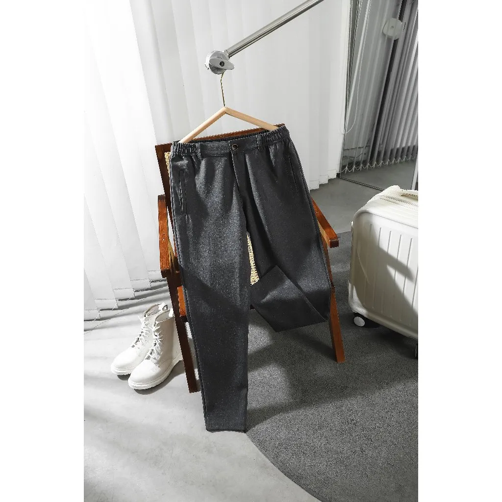 Ảnh Quần Dài Linen nam MK CLEVER Chất liệu Linen mềm mịn, thoáng mát, cạp thun thoải mái, form suông thanh lịch 1