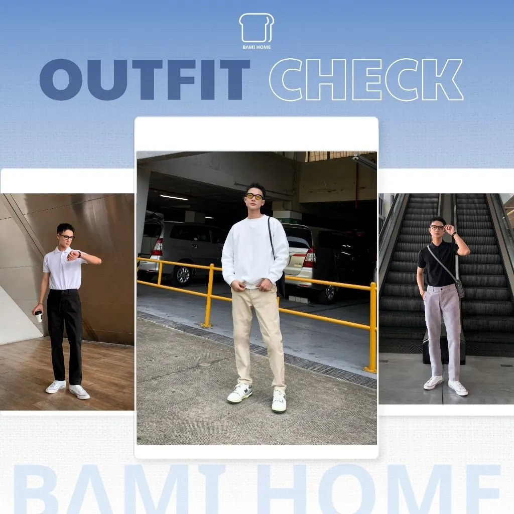 Ảnh Quần dài nam BAMI HOME vải kaki Form quần tây ống suông QK10 3