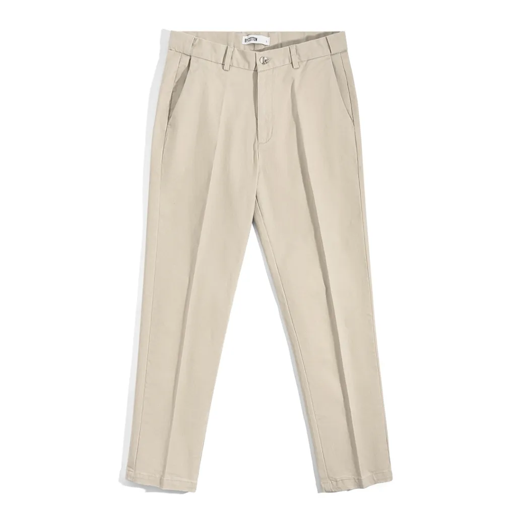 Ảnh Quần Dài Nam Cao Cấp Regular Chinos Kaki 3 Màu Lựa Chọn By Cotton 4