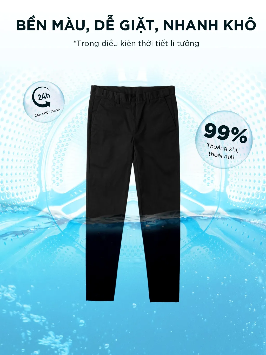 Ảnh Quần dài nam CHINOS vải Kaki nhung cao cấp, co giãn, mềm mịn, trẻ trung, thanh lịch - HUSSIO 3