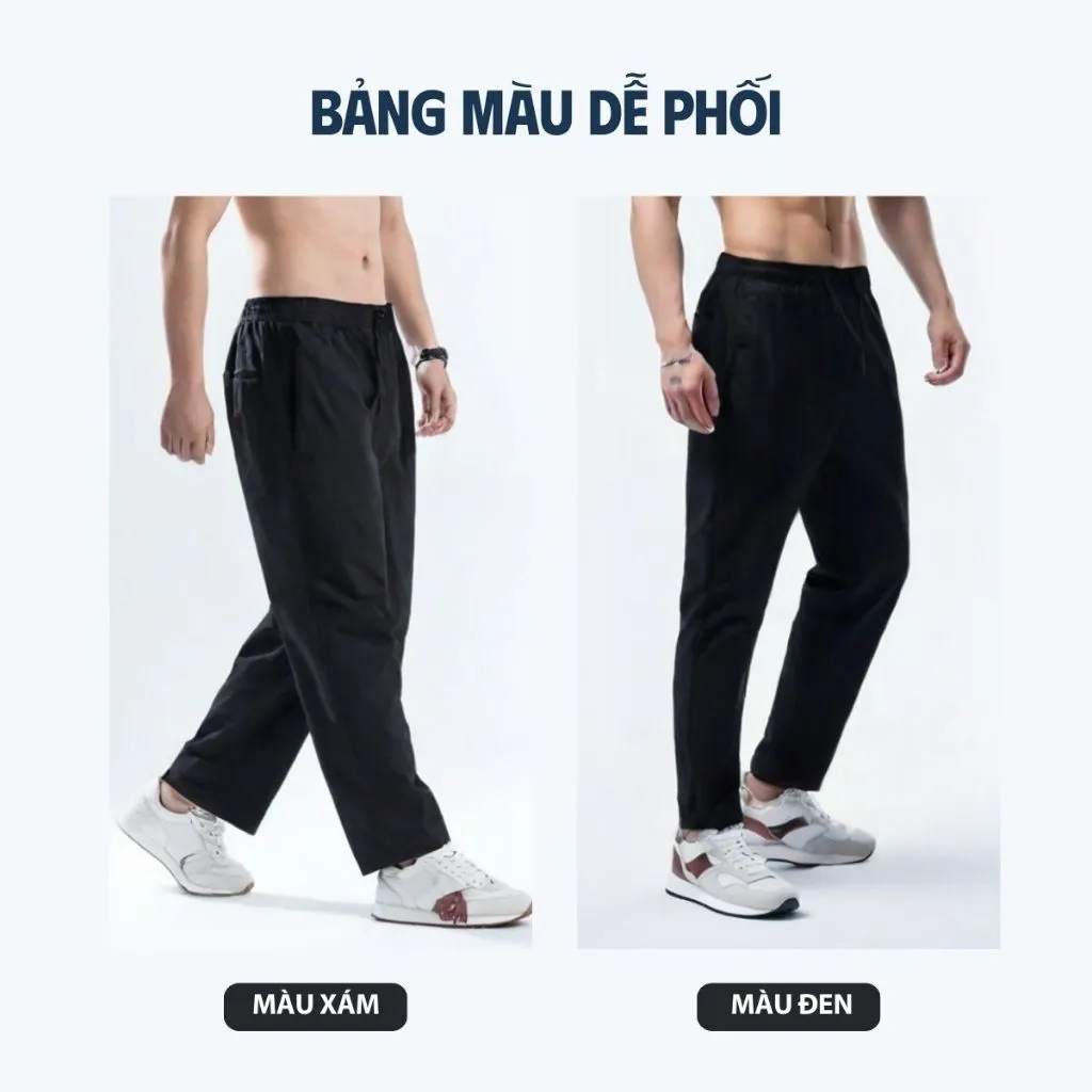 Ảnh Quần Dài Nam Coolwind MK CLEVER Chất liệu gió, co giãn tốt, thoáng khí, dáng suông thể thao, vận động thoải mái 2