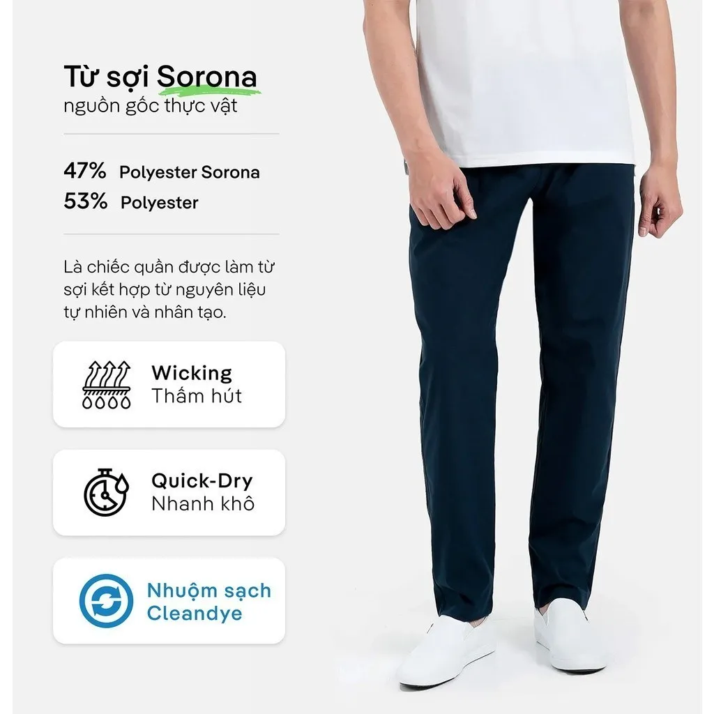 Ảnh Quần dài nam Daily Pants  sợi Sorona, nhuộm Cleandye Coolmate 2