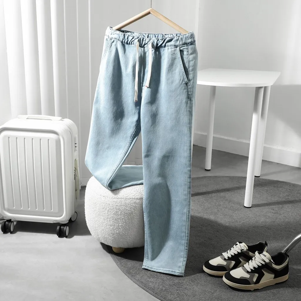 Ảnh Quần Dài  Nam Denim Relaxed, Chất Vải Denim Thoải Mái, QD0020, SOMEHOW 3