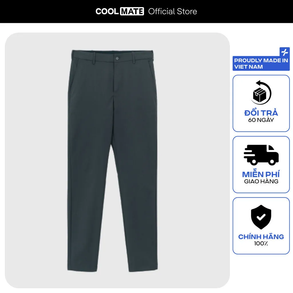 Ảnh Quần dài nam Kaki Excool co giãn đàn hồi Coolmate 1