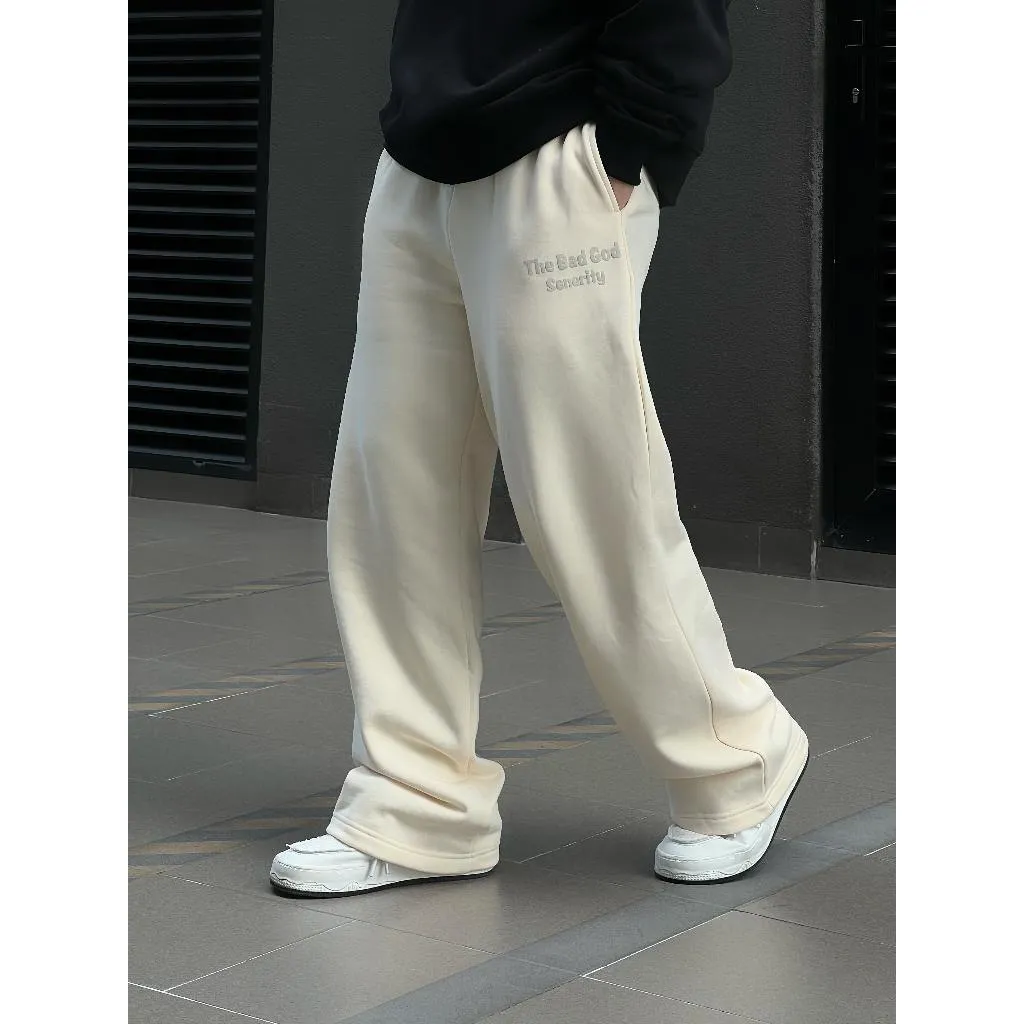Ảnh Quần dài ống rộng suông chất nỉ bông thu đông unisex The Bad God Vanish Sweatpants 2