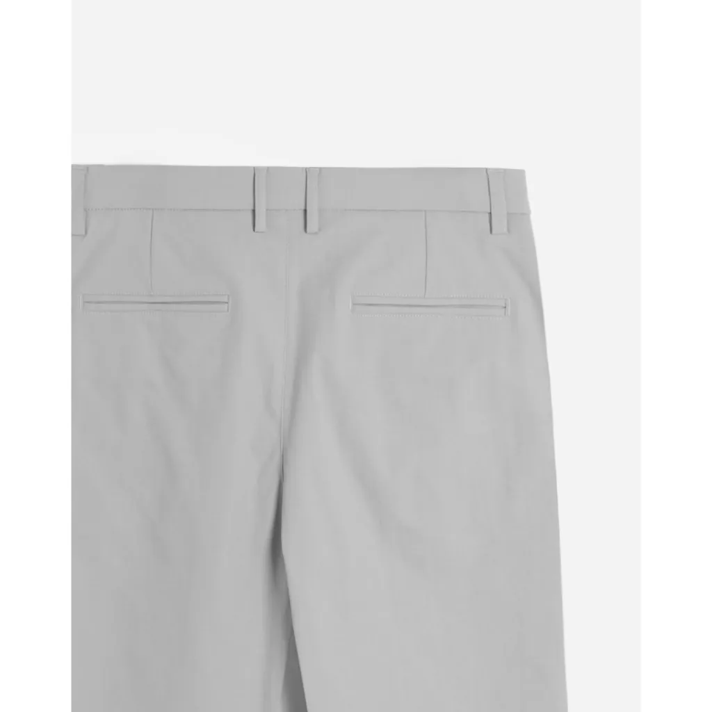 Ảnh Quần Dài Stretch Chinos chất liệu Khaki Poplin mịn mỏng thanh lịch và tinh tế LEEVUS QD05 3