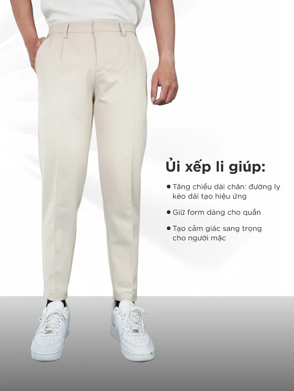 Ảnh Quần dài tây nam CHITAN PANTS vải DRILL xuất xịn, dáng ủi xếp li, trẻ trung, thanh lịch - HUSSIO 4