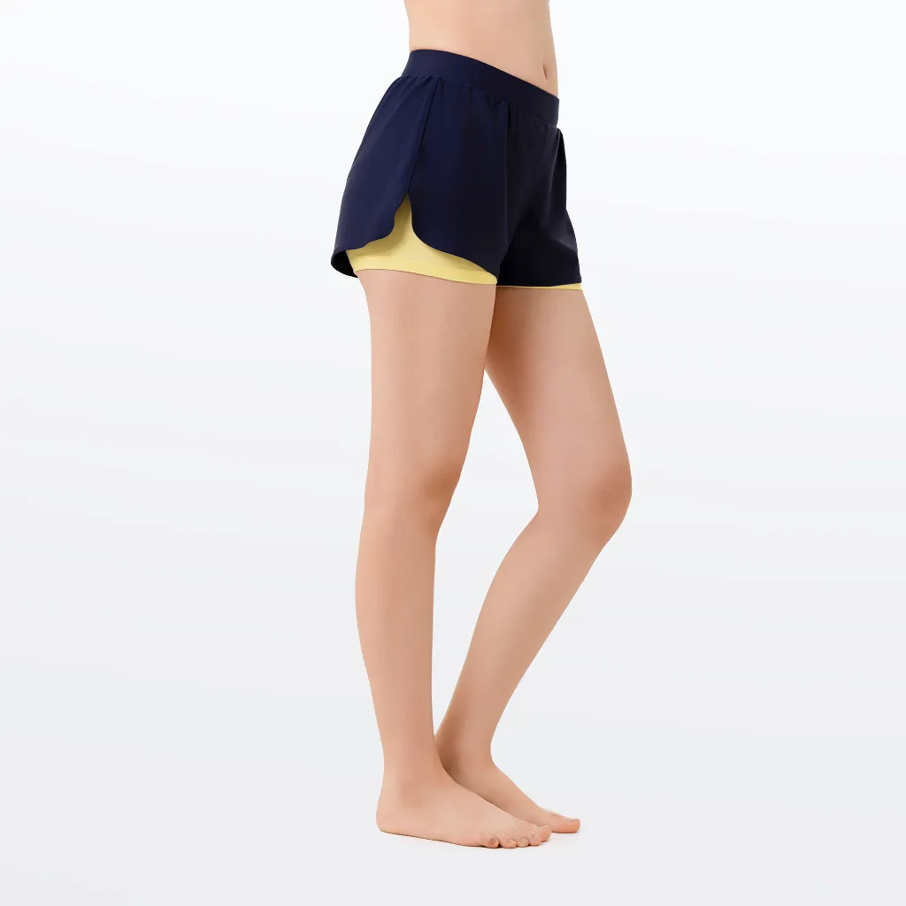 Ảnh Quần đi biển nữ SOBIE short 2 layer kín đáo Gorgeous Vega 4
