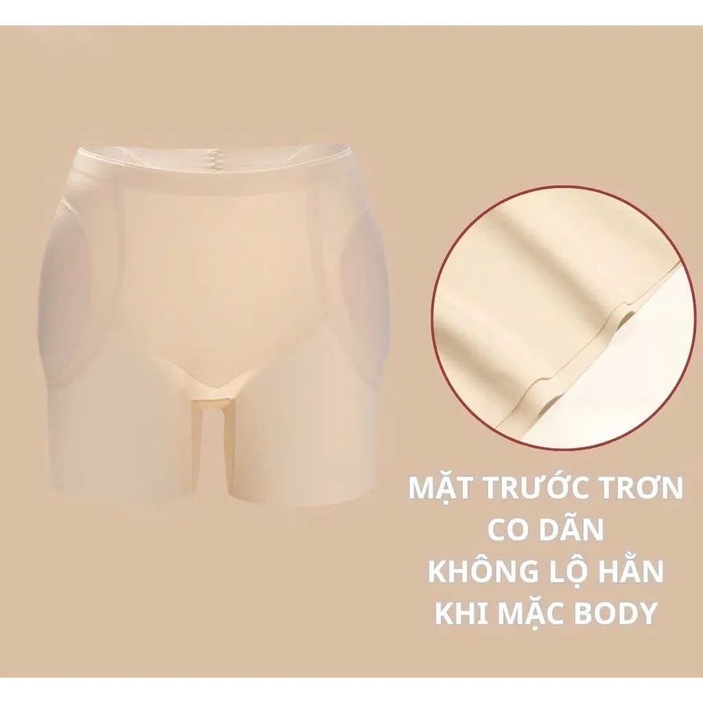 Ảnh Quần Độn Mông Hông Silive Đệm 1,2cm Chất Su Không Viền Chống Lộ 4