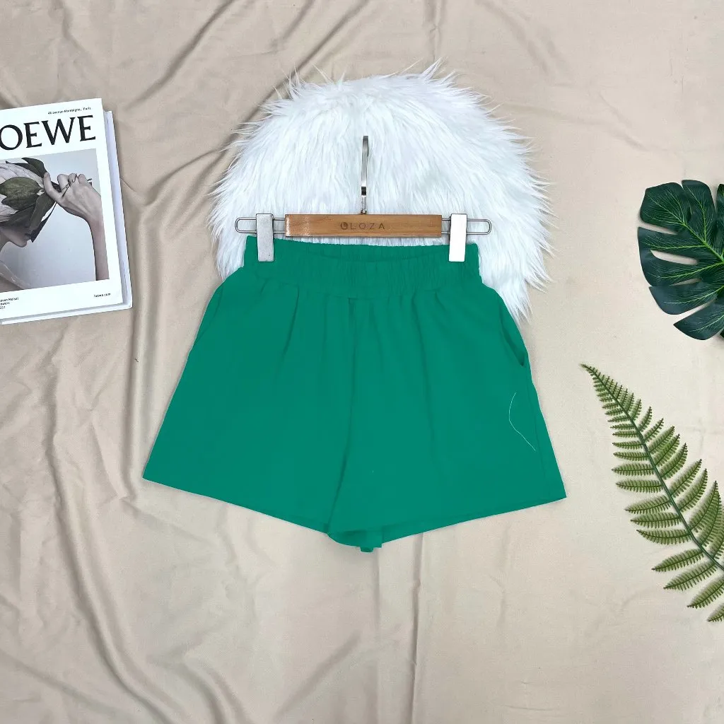 Ảnh Quần đùi nữ mặc nhà - Quần đùi thun cotton cạp chun - LOZA QT7002 2