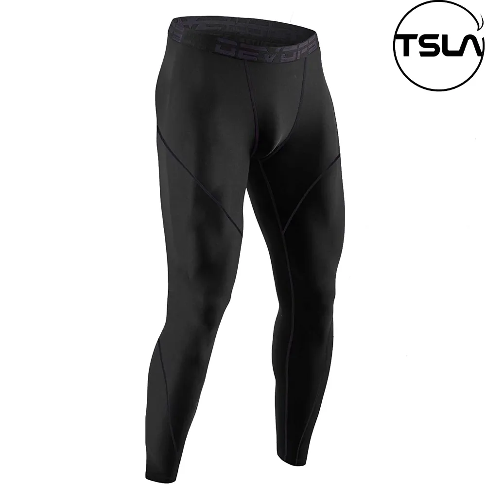 Ảnh Quần giữ nhiệt nam LÓT LÔNG legging nhẹ thoáng khí siêu ấm co giãn tập thể thao mùa đông DET1023 2