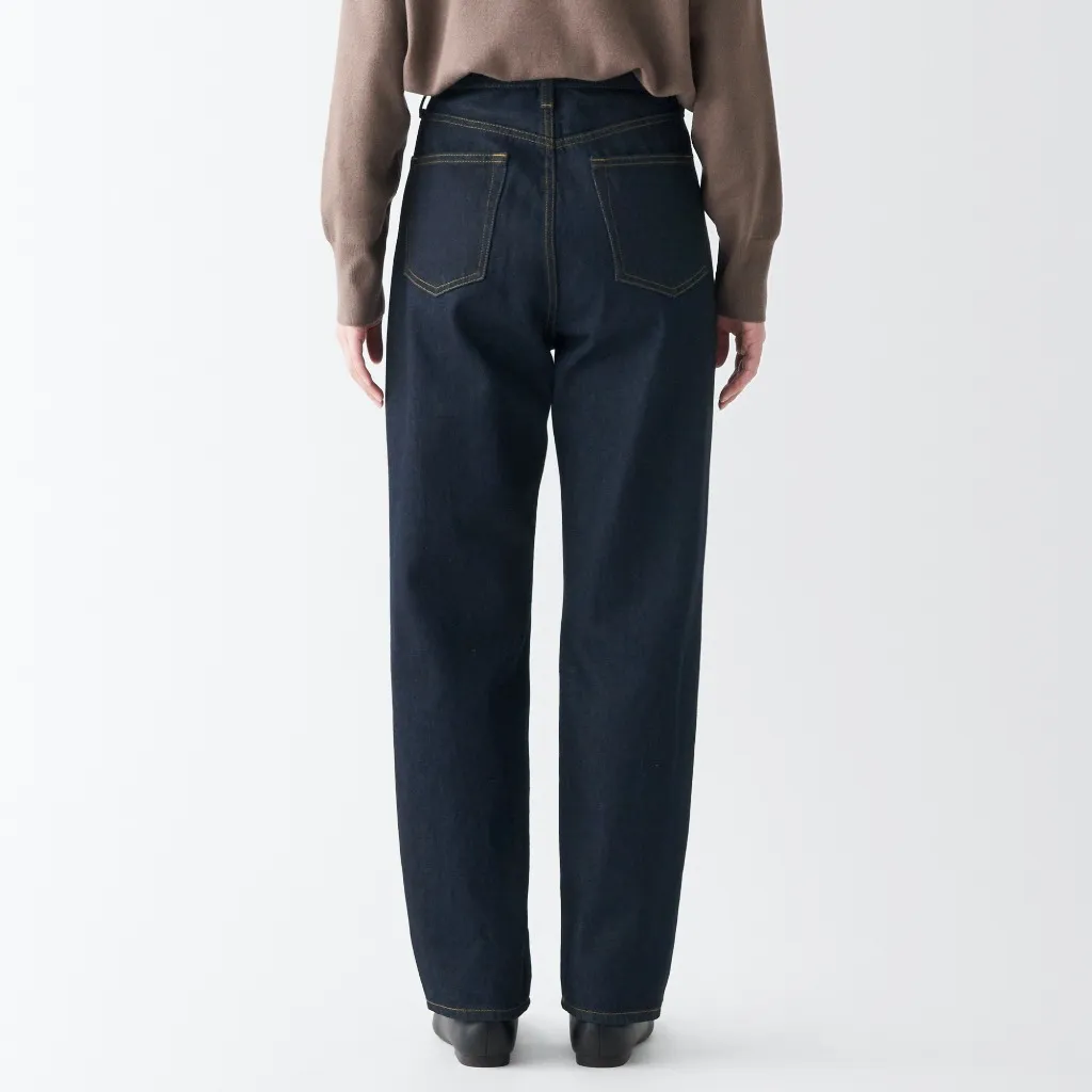 Ảnh Quần Jean Co Giãn Ống Suông 72cm MUJI 3