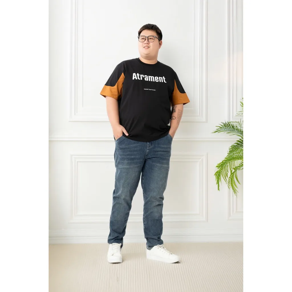 Ảnh Quần Jean Nam AKYOO Bigsize Size Từ 80kg-140kg, Chất Jean Co Giãn 04 Chiều - QJ XANH B1 4