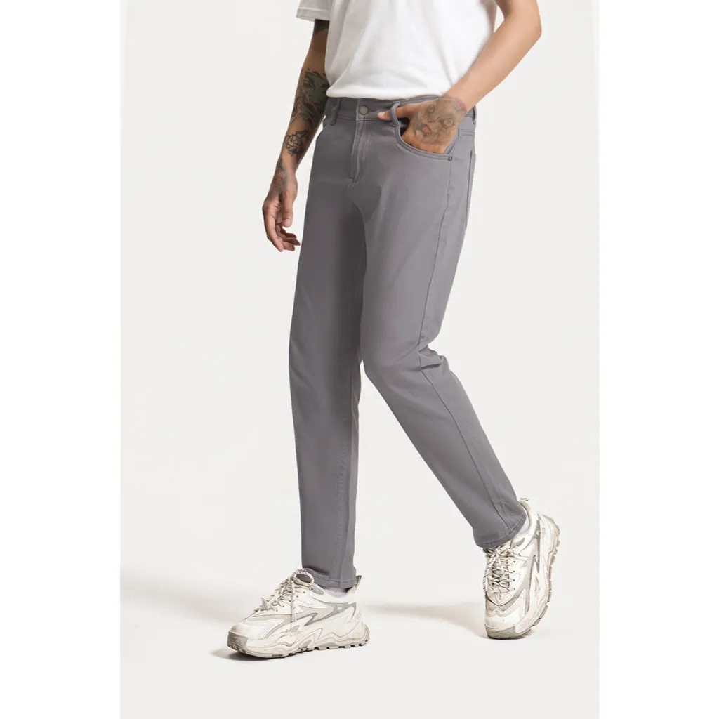 Ảnh Quần Jean Nam Lưng Gài Ống Đứng Cotton Co Giãn Thời Trang Thương Hiệu Y2010 No Style M143 Vol 24 23877 |YaMe| 2