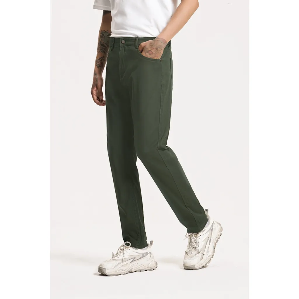 Ảnh Quần Jean Nam Lưng Gài Ống Đứng Cotton Co Giãn Thời Trang Thương Hiệu Y2010 No Style M143 Vol 24 23877 |YaMe| 3
