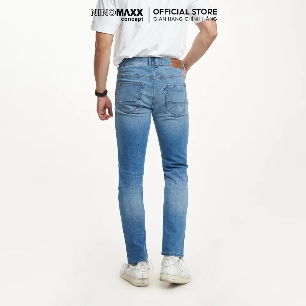 Ảnh Quần Jean Nam Ninomaxx Dài Cao Cấp 2207015 2
