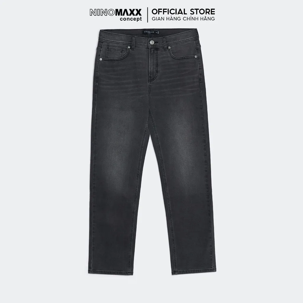 Ảnh Quần Jean Nam Ninomaxx Ống Suông 2208061 1
