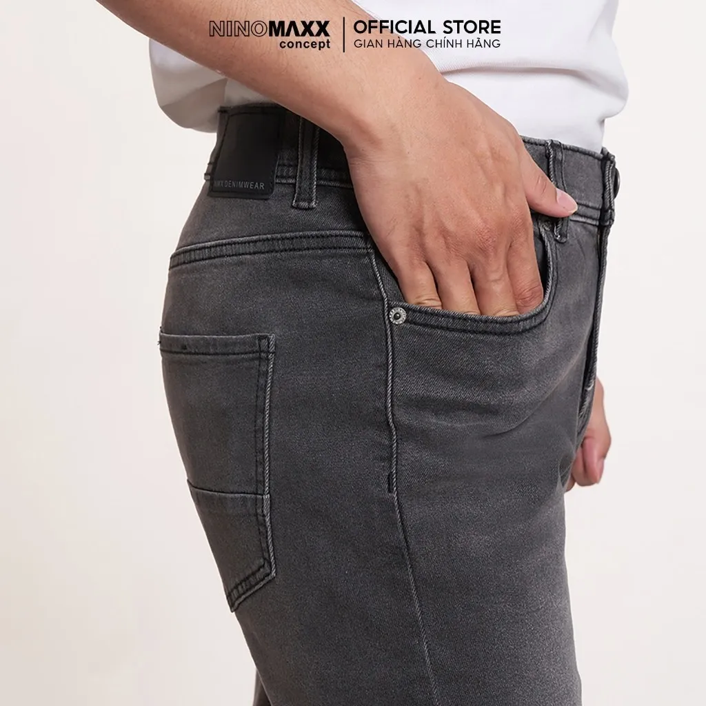 Ảnh Quần Jean Nam Ninomaxx Ống Suông 2208061 2
