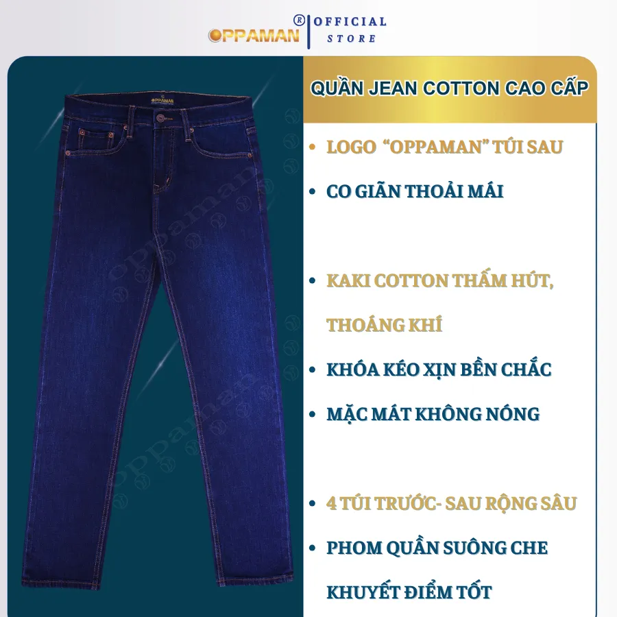 Đánh Giá Quần Jean Nam OPPAMAN OJ1 Cao Cấp - Thoải Mái & Tôn Dáng