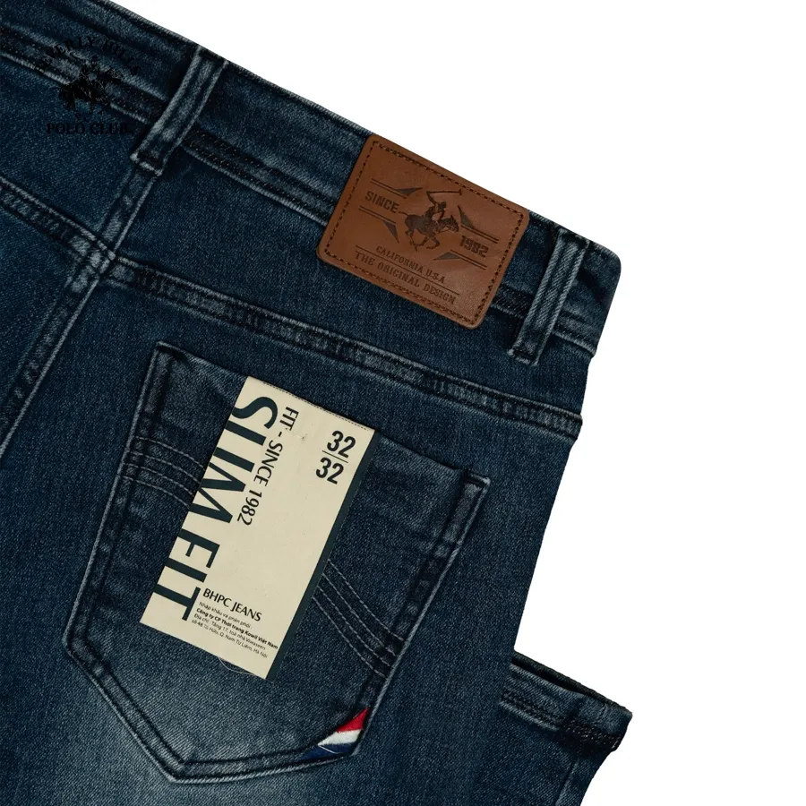 Ảnh Quần jean Nam Slim Fit Beverly Hills Polo Club -  QJSLS24V006 1