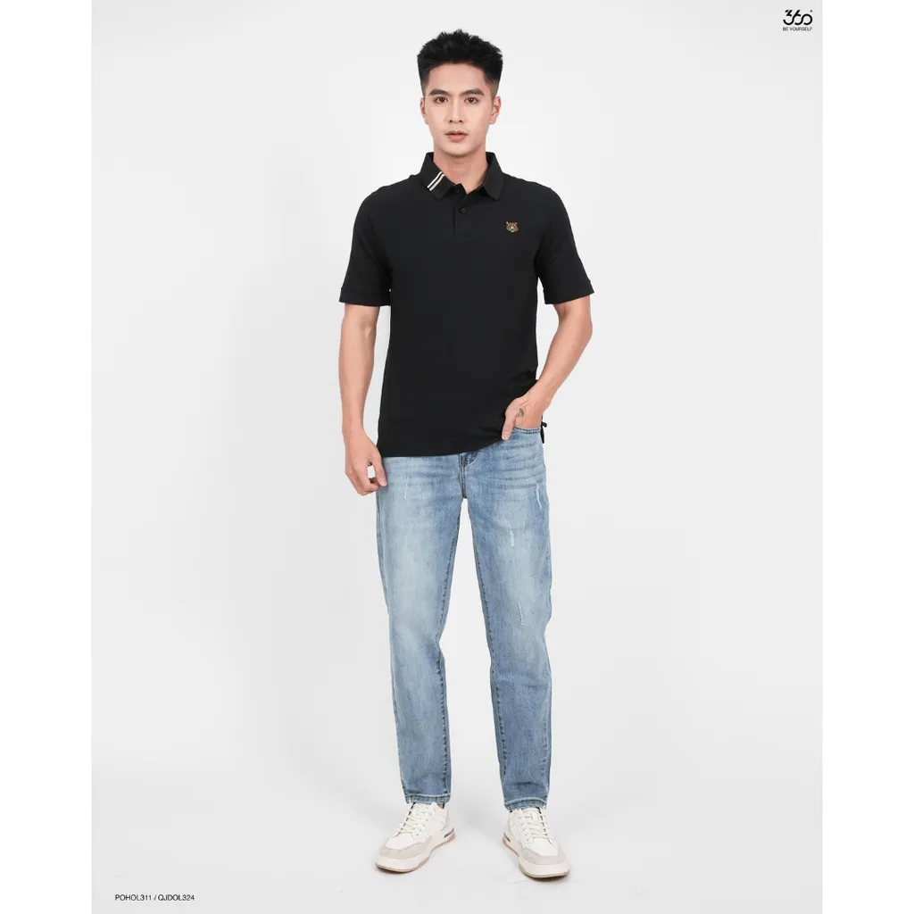 Ảnh Quần Jean Nam Slimfit Màu Xanh Denim Quần Bò Chất Liệu Cao Cấp - QJDOL324 1