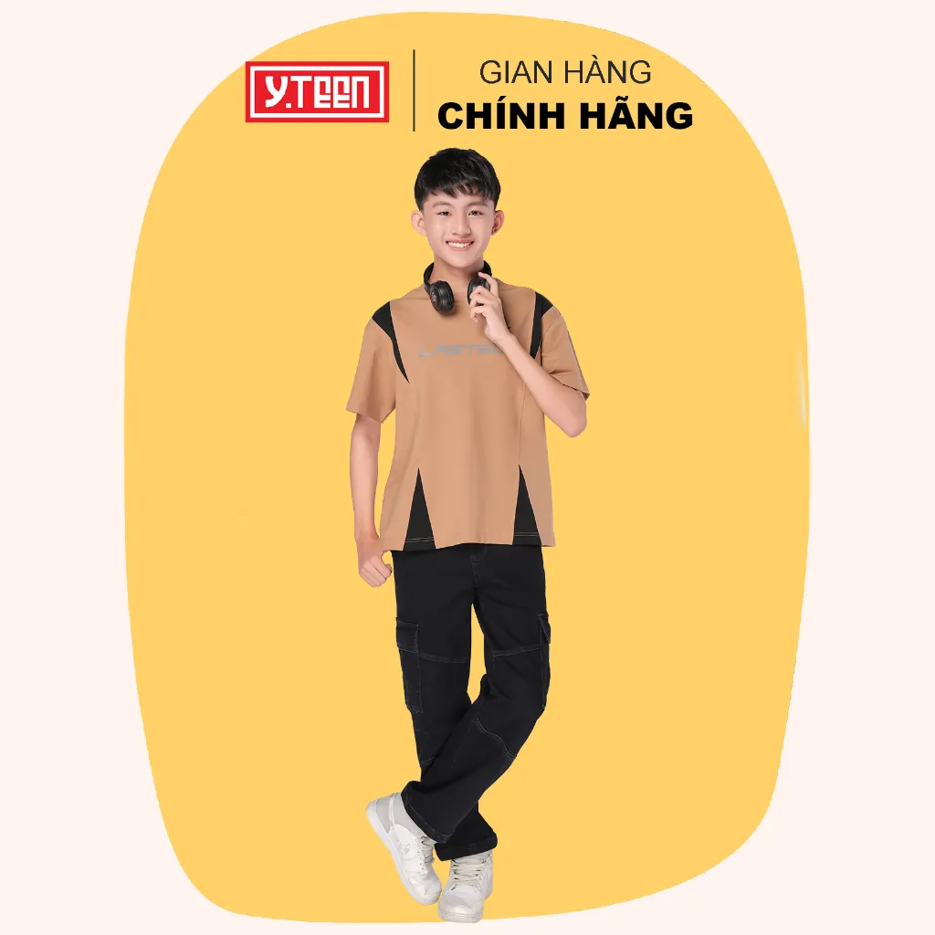 Ảnh Quần Jean Túi Hộp 2 Màu Cho Bé Trai Từ 37-62KG, Từ 10-16 Tuổi Vải Cotton Mềm Thoải Mái EQY019-4 3
