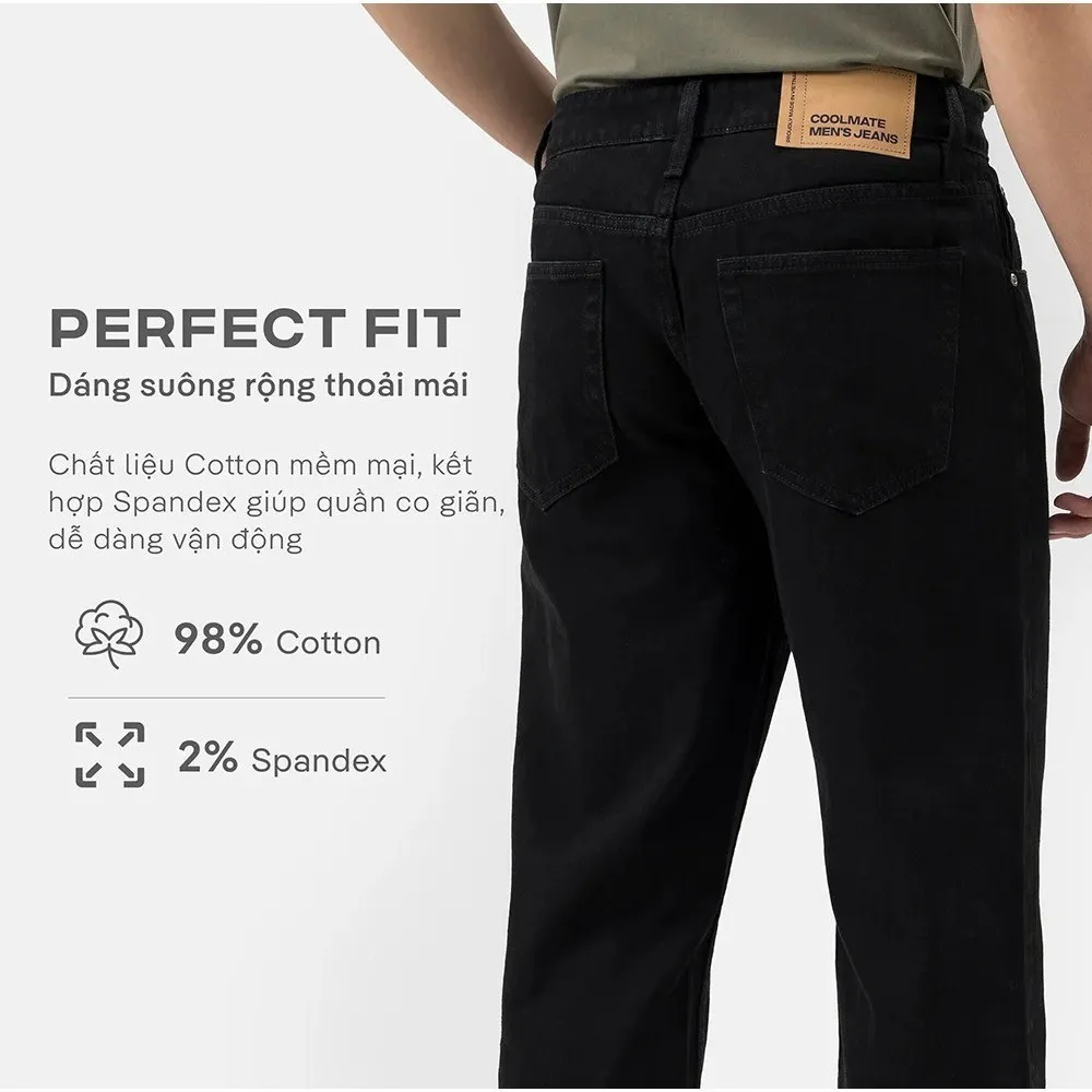 Ảnh Quần Jeans Basics dáng Regular Straight Coolmate 2