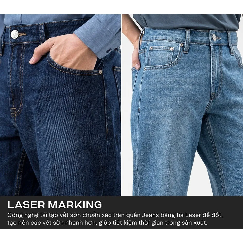 Ảnh Quần Jeans Basics dáng Regular Straight Coolmate 4