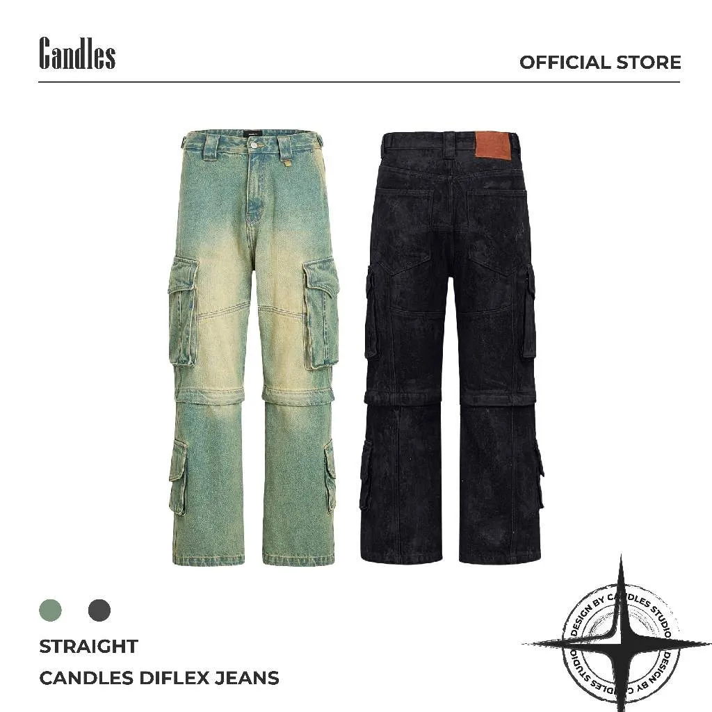 Ảnh Quần Jeans Candles Diflex Straight Unisex 1