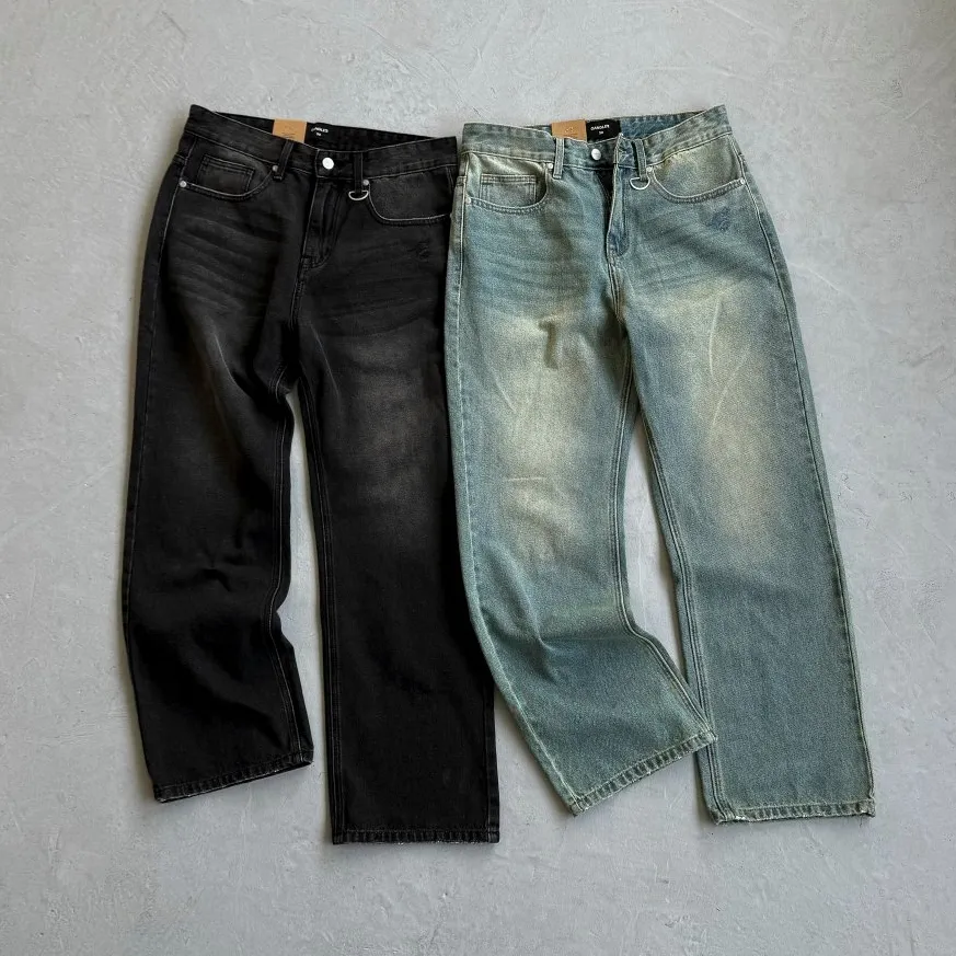 Ảnh Quần Jeans Candles Vintage Straight Unisex 2
