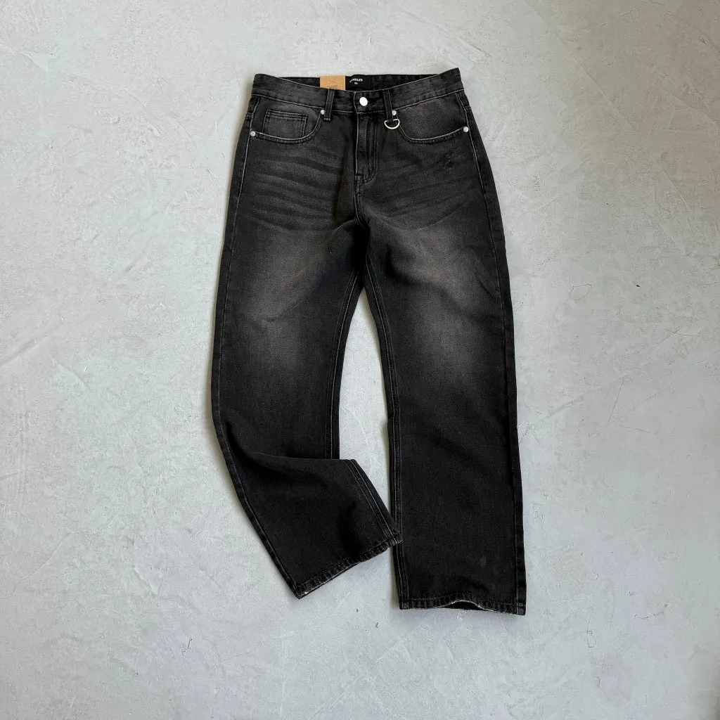 Ảnh Quần Jeans Candles Vintage Straight Unisex 4