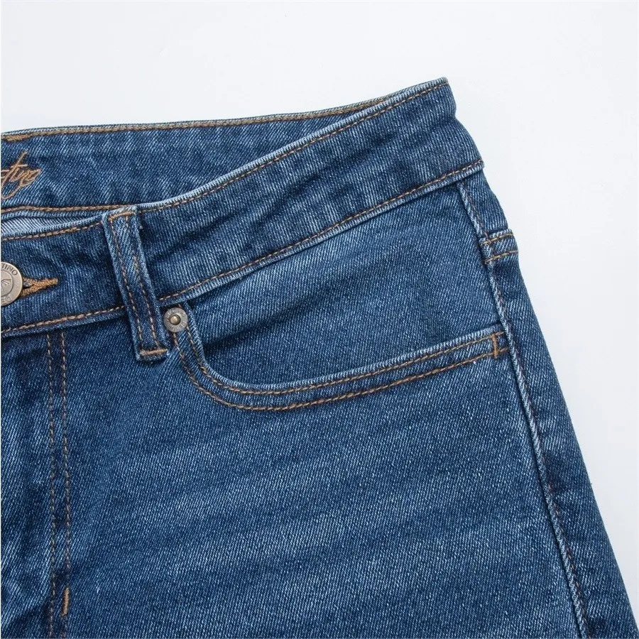 Ảnh Quần Jeans nam ARISTINO dáng Regular fit suông nhẹ, thiết kế túi hai bên, màu sắc trẻ trung - AJN03602 1