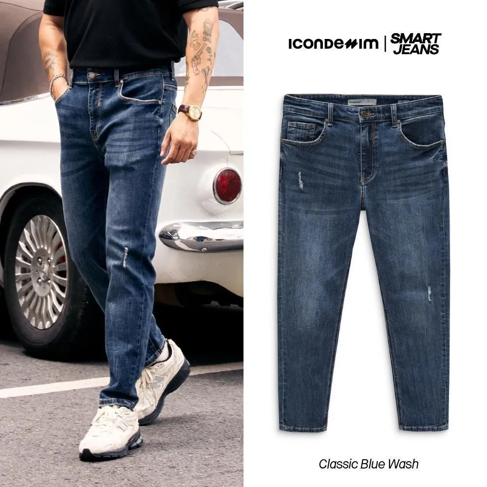 Ảnh Quần jeans nam cao cấp ICONDENIM, quần bò smart fit tôn dáng , siêu co giãn 4 chiều, SMARTJEANS 2