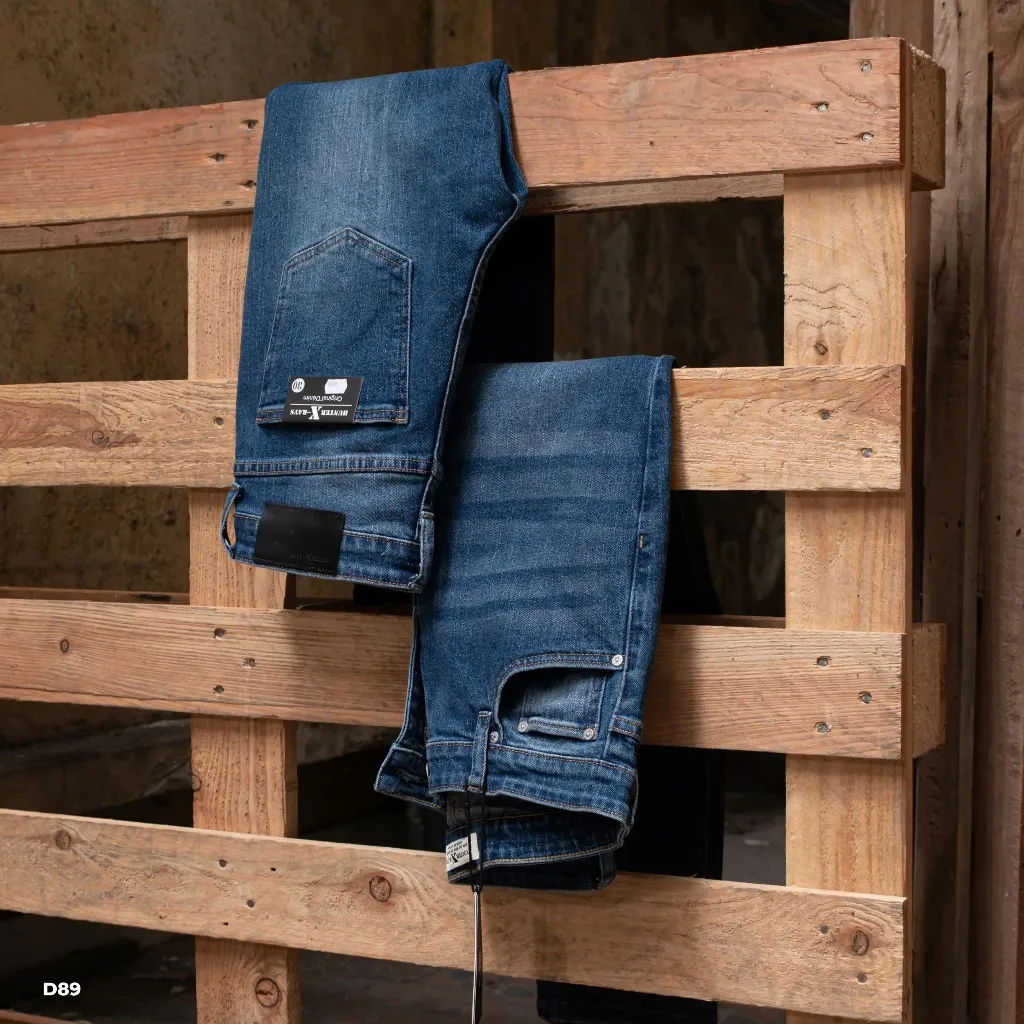 Ảnh Quần Jeans Nam Hunter Xrays D89 Xanh Đậm Dài - Menswear 1