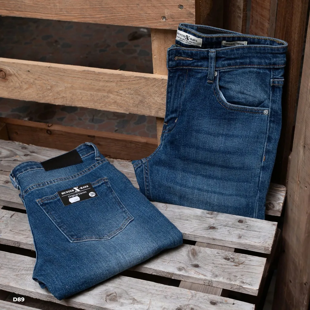 Ảnh Quần Jeans Nam Hunter Xrays D89 Xanh Đậm Dài - Menswear 2