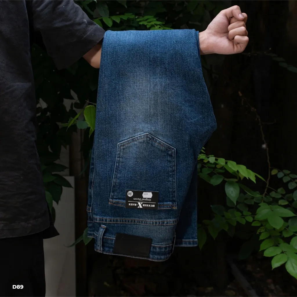 Ảnh Quần Jeans Nam Hunter Xrays D89 Xanh Đậm Dài - Menswear 3