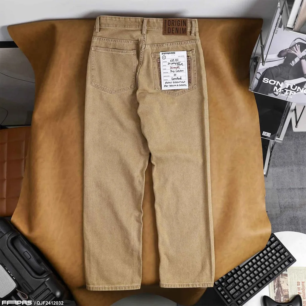 Ảnh Quần Jeans Nam Noise Chất Liệu Jean Bền Màu Form Straight Chính Hãng Fapas 1