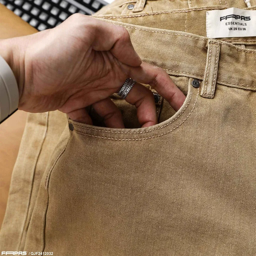 Ảnh Quần Jeans Nam Noise Chất Liệu Jean Bền Màu Form Straight Chính Hãng Fapas 2