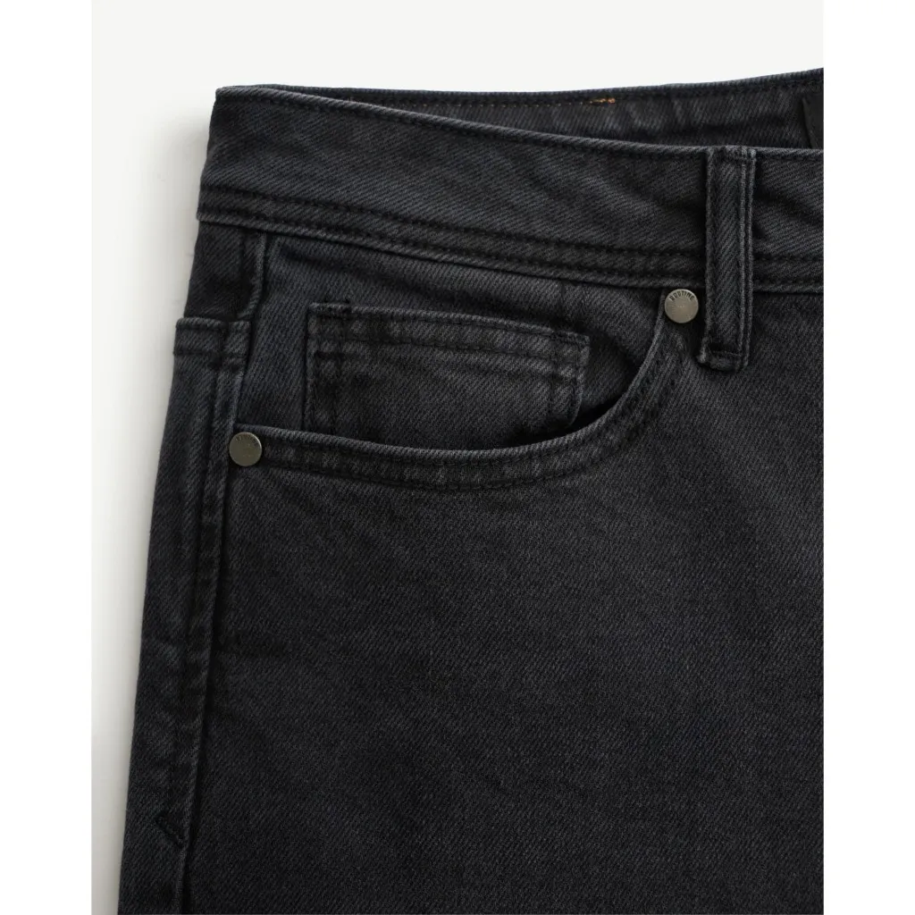 Ảnh Quần Jeans Nam Ống Suông Form Straight Cropped - Routine 10S25DPA013 3